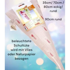 Wal Schultüte Zuckertüte als DIY Set oder in handarbeit hergestellt-personalisiert, individ