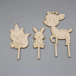 Waldtiere Caketopper –  Kuchenaufsatz für Geburtstage & Babypartys