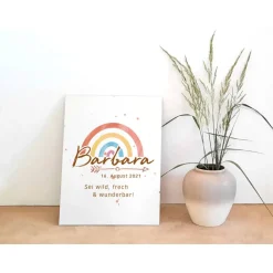 Wandbild Willkommensschild Design Pfeil