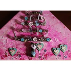 Wanddeko BABY-BAUM künstlerischer, abstrakter Weihnachtsbaum auf einem Keilrahmen Künstlerbaum m. LED-Beleuchtung