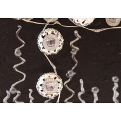 Wanddeko ENGELSZAUBER künstlerischer abstrakter Weihnachtsbaum auf einem Keilrahmen Künstlerbaum mit LED-Beleuchtung