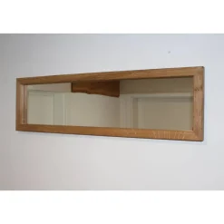 Wandspiegel mit Rahmen aus Eiche oder Nussbaum – Handgefertigt & geölt