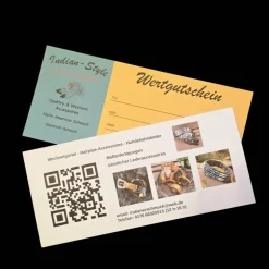 Warengutschein als Karte – Geschenkidee für deinen Einkauf im Shop (Variante 2)