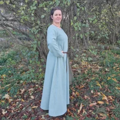 Warmes, weiches Wollkleid,  langes Winterkleid für Wikinger und Mittelalter, Toraxacum