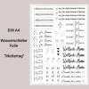 Wasserschiebefolie DIN A4 für Kerzen ~ "Alles Liebe zum Muttertag" Kerzentattoo ~ Kerzensticker Mama