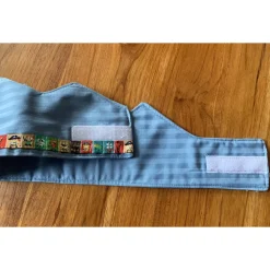 Weiche Geburtstagskrone für Jungs, Pirat, Piratenborde, blau, mit auswechselbaren Zahlen, mit Klett verstellbare Weite