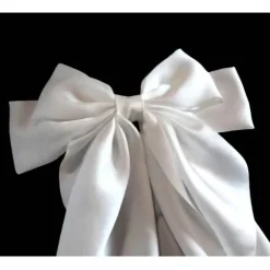 Weiße Haarschleife, Braut, Bride to be, JGA, Schleife, Junggesellinnenabschied