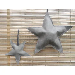 Weihnachsterne  2 x Weihnachsstern aus echt Leder *NaturPur*