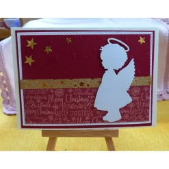 Weihnachstkarte mit Engel,Weihnachtskarte