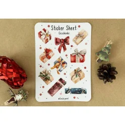 Weihnachten | Geschenke | Christmas | Aufkleber Bulletjournal | Journal Sticker | Gifts