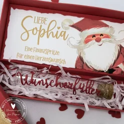 Weihnachten Geldgeschenk Geschenkschachtel mit Wunscherfüller |4006 -A6