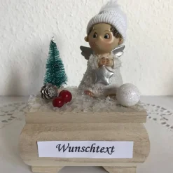 Weihnachten Geldgeschenk Nikolaus Geburtstag Engel Weihnachtsgeschenk Geld verschenken Winterlandschaft Schnee