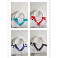 Weihnachten Geschenk für Frauen Handtasche aus Handtücher Geburtstag Valentinstag Muttertag