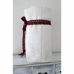 Weihnachten Geschenkbeutel Lichtbeutel Utensilo Hirsch Engel GESTICKT Leinen