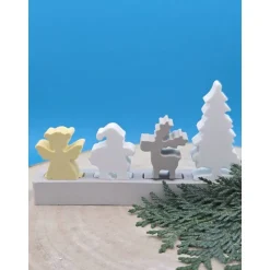 Weihnachten Steckerchen Pastell – Handgemachte Deko zum Sammeln, Verschenken & Kombinieren