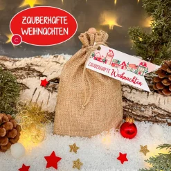 Weihnachten to go - Nikolaussäckchen gefüllt mit Kleinigkeiten - Weihnachtsgeschenk, Mitbringsel, Wichtelgeschenk, Nikol