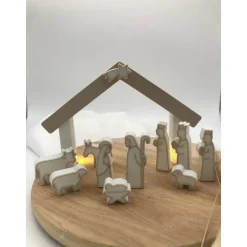 Weihnachten: Weihnachtskrippe modern – Minimalistische Krippe aus 3D-Druck
