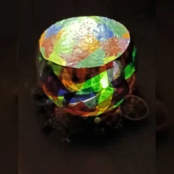 Weihnachten Windlicht, Transparentpapier Windlicht, Winter Windlicht, Winter Tischdekoration, Advent Windlicht