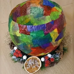 Weihnachten Windlicht, Transparentpapier Windlicht, Winter Windlicht, Winter Tischdekoration, Advent Windlicht