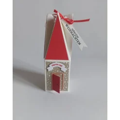 Weihnachtliche Geschenkbox – Handgemachte Turmverpackung für Geldgeschenke & Kleinigkeiten