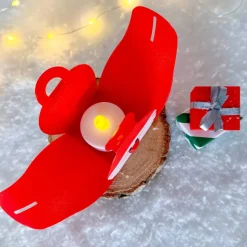 Weihnachtliche Geschenkschachtel – Geldgeschenk Verpackung, kleine Faltschachtel für Adventskalender & LED-Teelicht