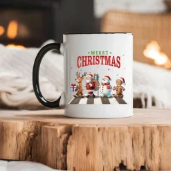 Weihnachtliche Keramiktasse 