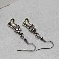 Weihnachtliche Ohrringe Nikolausstiefel • Ohrhänger | Ohrschmuck | Weihnachten