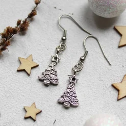 Weihnachtliche Ohrringe Weihnachtsbaum • Ohrhänger | Ohrschmuck | Weihnachten