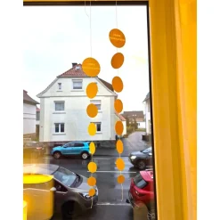 Weihnachtliche Papiergirlande Kette