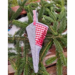 Weihnachtliche Spitztüte Nikolaus Socke Geschenkverpackung