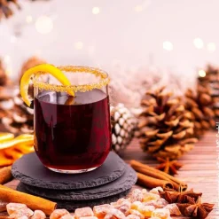 Weihnachtliche Teegeschenke, personalisierte Gastgeschenke, Früchtetee im Reagenzglas