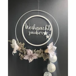 Weihnachtlicher Dekoring, Türkranz Weihnachten, verschiedene Größen und Farben (ohne Trockenblumen, Dekoration)