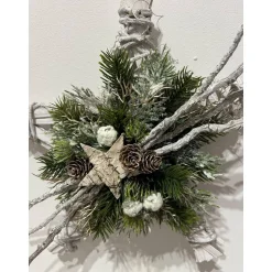 Weihnachtlicher Türkranz Weihnachtskranz Stern Sternenkranz Weihnachtsdeko