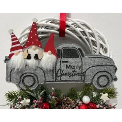 Weihnachtlicher Türkranz Weihnachtskranz Weihnachtsdeko Weihnachtsauto