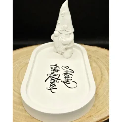 Weihnachtliches Tablett 'Merry Christmas' - Festliches Dekotablett