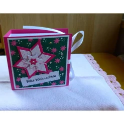 Weihnachtliches Teebeutelbuch,Stern