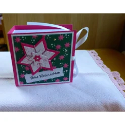 Weihnachtliches Teebeutelbuch,Stern