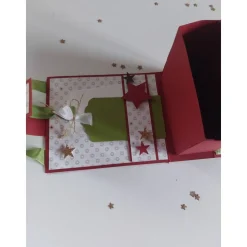 Weihnachtliches Täschchen für Geldgeschenke & kleine Überraschungen – liebevoll handgefertigt