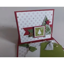 Weihnachtliches Täschchen für Geldgeschenke & kleine Überraschungen – liebevoll handgefertigt