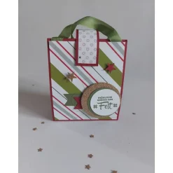 Weihnachtliches Täschchen für Geldgeschenke & kleine Überraschungen – liebevoll handgefertigt