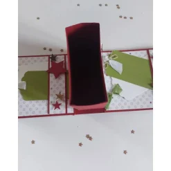 Weihnachtliches Täschchen für Geldgeschenke & kleine Überraschungen – liebevoll handgefertigt