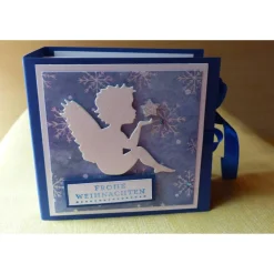 Weihnachtliches-Teebeutelbüchlein,Mitbringsel,Geschenk