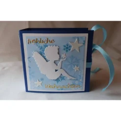 Weihnachtliches-Teebeutelbüchlein,Mitbringsel,Geschenk