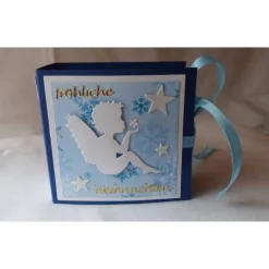 Weihnachtliches-Teebeutelbüchlein,Mitbringsel,Geschenk