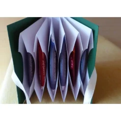 Weihnachtliches-Teebeutelbüchlein,Mitbringsel,Geschenk