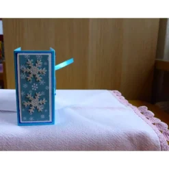 Weihnachtliches-Teebeutelbüchlein,Mitbringsel,Geschenk,Weihnachtsstern