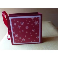 Weihnachtliches-Teebeutelbüchlein,Mitbringsel,Geschenk