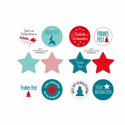 Weihnachts - Sticker 4cm