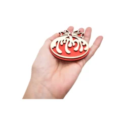 Weihnachts anhänger 3 Set / weihnachtsdeko l weihnachten deko l Rote weihnachten l Baum schmuck