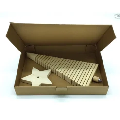 Weihnachtsbaum aus Holz, gefächert